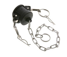 Tapón de acoplamiento de polipropileno Camlock DN 25 (1'') Tipo DC MIL-C-27487