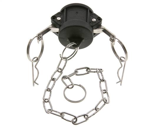 Tapón de acoplamiento de polipropileno Camlock DN 25 (1'') Tipo DC MIL-C-27487
