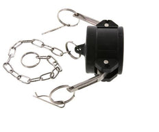 Tapón de acoplamiento de polipropileno Camlock DN 40 (1 1/2'') Tipo DC MIL-C-27487