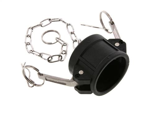 Tapón de acoplamiento de polipropileno Camlock DN 40 (1 1/2'') Tipo DC MIL-C-27487