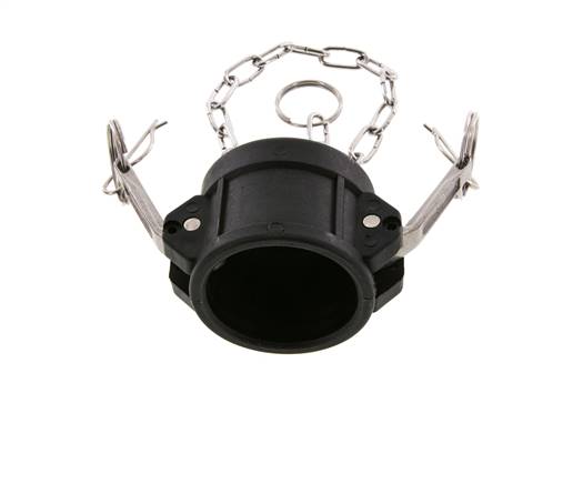 Tapón de acoplamiento de polipropileno Camlock DN 40 (1 1/2'') Tipo DC MIL-C-27487