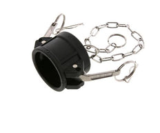Tapón de acoplamiento de polipropileno Camlock DN 40 (1 1/2'') Tipo DC MIL-C-27487