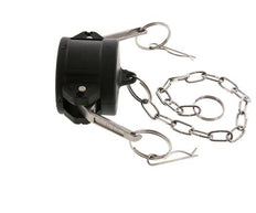 Tapón de acoplamiento de polipropileno Camlock DN 40 (1 1/2'') Tipo DC MIL-C-27487