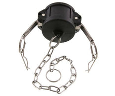 Tapón de acoplamiento de polipropileno Camlock DN 40 (1 1/2'') Tipo DC MIL-C-27487