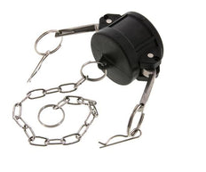 Tapón de acoplamiento de polipropileno Camlock DN 40 (1 1/2'') Tipo DC MIL-C-27487