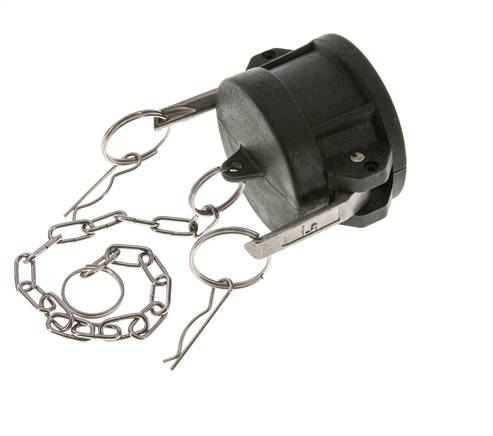 Tapón de acoplamiento de polipropileno Camlock DN 50 (2'') Tipo DC MIL-C-27487