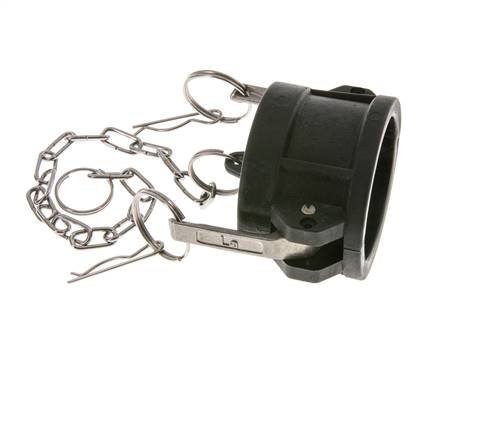 Tapón de acoplamiento de polipropileno Camlock DN 50 (2'') Tipo DC MIL-C-27487