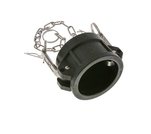 Tapón de acoplamiento de polipropileno Camlock DN 50 (2'') Tipo DC MIL-C-27487