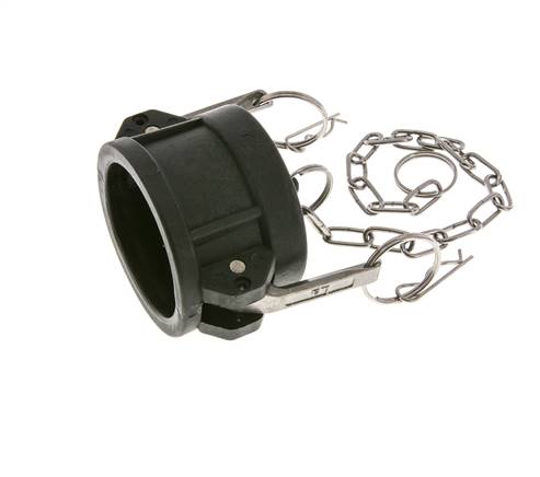 Tapón de acoplamiento de polipropileno Camlock DN 50 (2'') Tipo DC MIL-C-27487