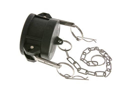 Tapón de acoplamiento de polipropileno Camlock DN 50 (2'') Tipo DC MIL-C-27487