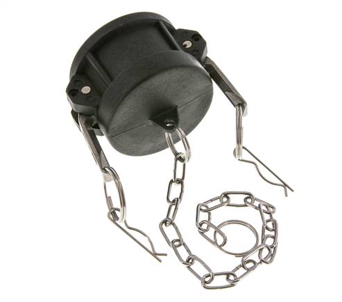 Tapón de acoplamiento de polipropileno Camlock DN 50 (2'') Tipo DC MIL-C-27487