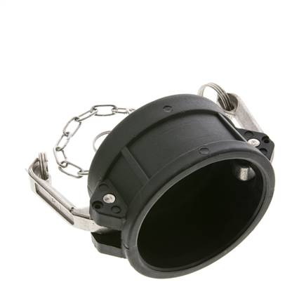 Tapón de acoplamiento de polipropileno Camlock DN 75 (3'') Tipo DC MIL-C-27487