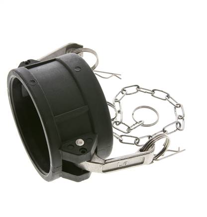 Tapón de acoplamiento de polipropileno Camlock DN 75 (3'') Tipo DC MIL-C-27487