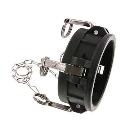 Tapón de acoplamiento de polipropileno Camlock DN 90 (4'') Tipo DC MIL-C-27487