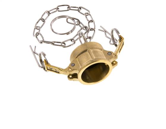 Tapa de extremo de acoplamiento de latón Camlock DN 20 (3/4'') Tipo DC MIL-C-27487