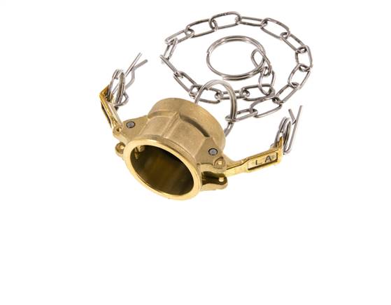 Tapa de extremo de acoplamiento de latón Camlock DN 20 (3/4'') Tipo DC MIL-C-27487