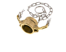Tapa de extremo de acoplamiento de latón Camlock DN 20 (3/4'') Tipo DC MIL-C-27487
