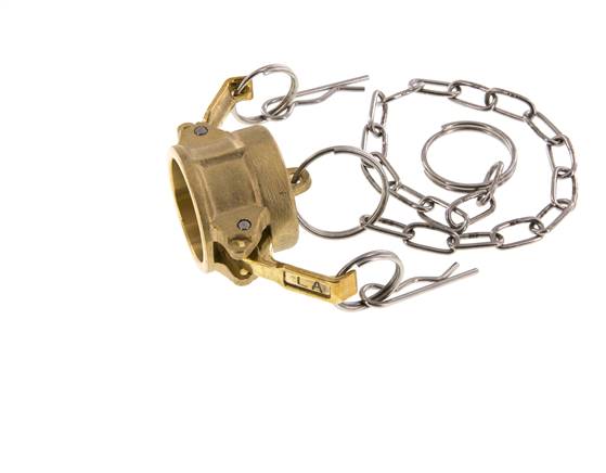 Tapa de extremo de acoplamiento de latón Camlock DN 20 (3/4'') Tipo DC MIL-C-27487