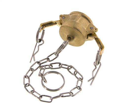 Tapa de extremo de acoplamiento de latón Camlock DN 20 (3/4'') Tipo DC MIL-C-27487