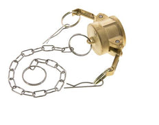Tapa de extremo de acoplamiento de latón Camlock DN 25 (1'') Tipo DC MIL-C-27487