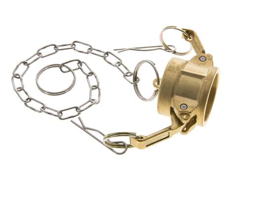 Tapa de extremo de acoplamiento de latón Camlock DN 25 (1'') Tipo DC MIL-C-27487