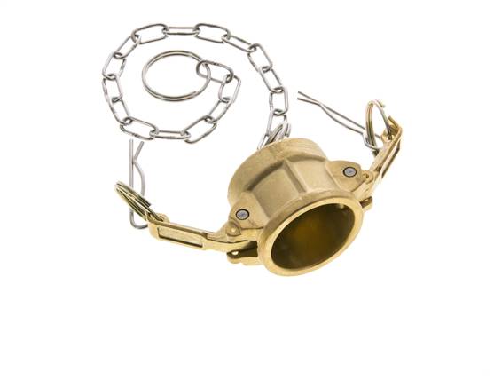 Tapa de extremo de acoplamiento de latón Camlock DN 25 (1'') Tipo DC MIL-C-27487