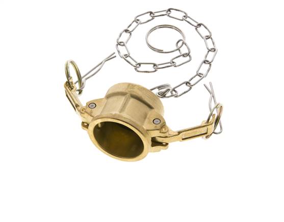 Tapa de extremo de acoplamiento de latón Camlock DN 25 (1'') Tipo DC MIL-C-27487