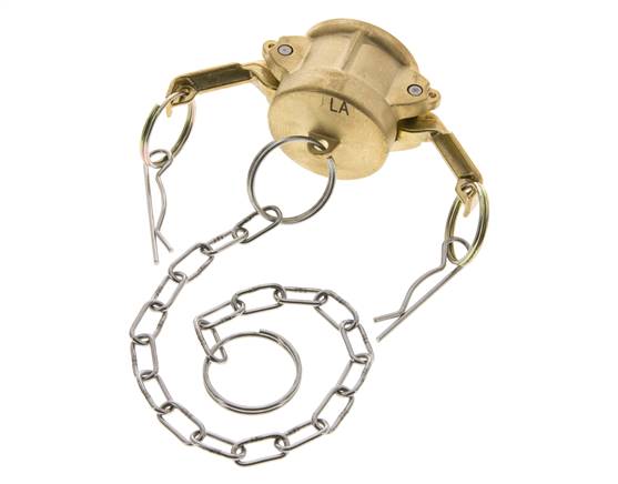 Tapa de extremo de acoplamiento de latón Camlock DN 25 (1'') Tipo DC MIL-C-27487