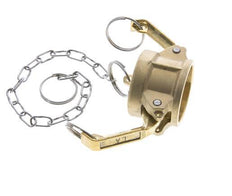 Tapa de extremo de acoplamiento de latón Camlock DN 32 (1 1/4'') Tipo DC MIL-C-27487