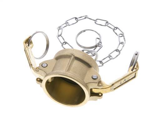 Tapa de extremo de acoplamiento de latón Camlock DN 32 (1 1/4'') Tipo DC MIL-C-27487