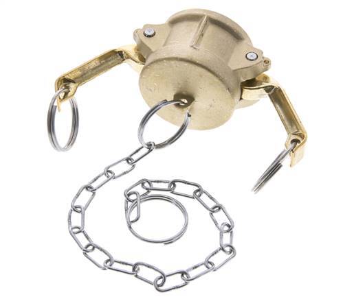 Tapa de extremo de acoplamiento de latón Camlock DN 32 (1 1/4'') Tipo DC MIL-C-27487
