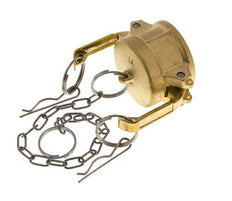 Tapa de extremo de acoplamiento de latón Camlock DN 40 (1 1/2'') Tipo DC MIL-C-27487