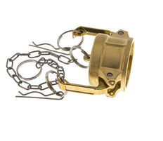 Tapa de extremo de acoplamiento de latón Camlock DN 40 (1 1/2'') Tipo DC MIL-C-27487
