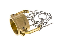 Tapa de extremo de acoplamiento de latón Camlock DN 40 (1 1/2'') Tipo DC MIL-C-27487