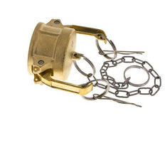 Tapa de extremo de acoplamiento de latón Camlock DN 40 (1 1/2'') Tipo DC MIL-C-27487