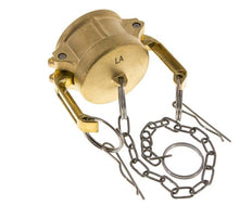 Tapa de extremo de acoplamiento de latón Camlock DN 40 (1 1/2'') Tipo DC MIL-C-27487