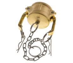 Tapa de extremo de acoplamiento de latón Camlock DN 40 (1 1/2'') Tipo DC MIL-C-27487