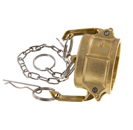 Tapa de extremo de acoplamiento de latón Camlock DN 50 (2'') Tipo DC MIL-C-27487