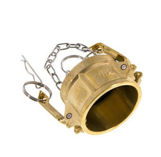 Tapa de extremo de acoplamiento de latón Camlock DN 50 (2'') Tipo DC MIL-C-27487