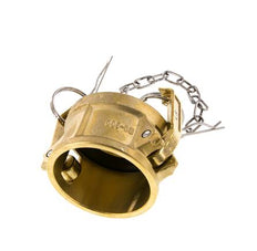 Tapa de extremo de acoplamiento de latón Camlock DN 50 (2'') Tipo DC MIL-C-27487