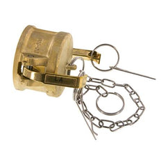 Tapa de extremo de acoplamiento de latón Camlock DN 50 (2'') Tipo DC MIL-C-27487