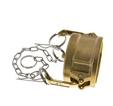 Tapa de extremo de acoplamiento de latón Camlock DN 60 (2 1/2'') Tipo DC MIL-C-27487