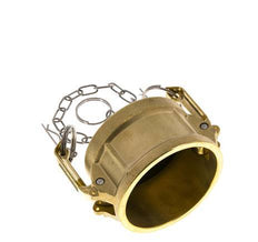 Tapa de extremo de acoplamiento de latón Camlock DN 60 (2 1/2'') Tipo DC MIL-C-27487