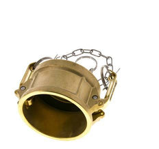 Tapa de extremo de acoplamiento de latón Camlock DN 60 (2 1/2'') Tipo DC MIL-C-27487