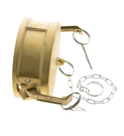 Tapón de acoplamiento de latón Camlock DN 140 (6'') Tipo DC MIL-C-27487