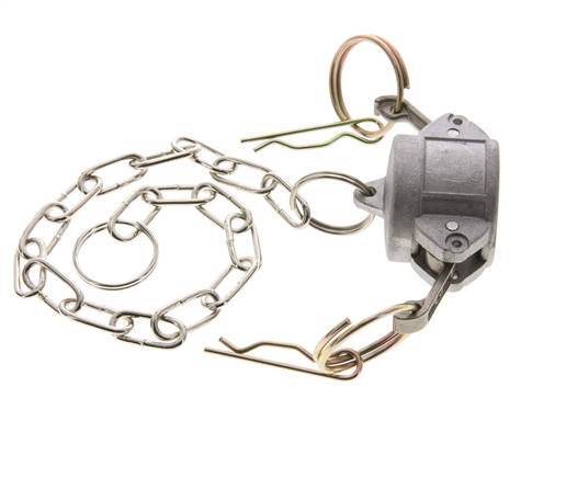 Tapón de acoplamiento de aluminio Camlock DN 20 (3/4'') Tipo DC MIL-C-27487