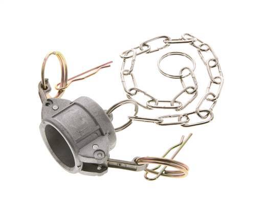 Tapón de acoplamiento de aluminio Camlock DN 20 (3/4'') Tipo DC MIL-C-27487