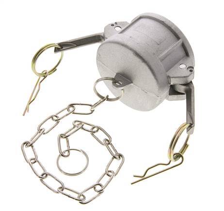 Tapón de acoplamiento de aluminio Camlock DN 50 (2'') Tipo DC MIL-C-27487