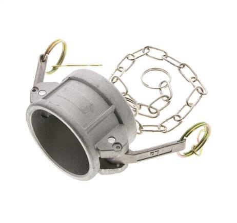 Tapón de acoplamiento de aluminio Camlock DN 50 (2'') Tipo DC MIL-C-27487