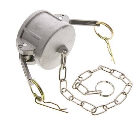 Tapón de acoplamiento de aluminio Camlock DN 50 (2'') Tipo DC MIL-C-27487